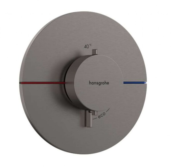 HANSGROHE - ShowerSelect Comfort Termostatická baterie pod omítku, kartáčovaný černý chrom 15559340