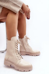 Dámské pracovní boty z ekokože světle béžové Irande 40