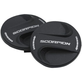 Kolečka pro uchycení plexi Scorpion Exo-1000/500/490 černá - Černé