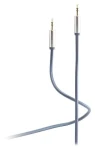 Shiverpeaks Flexline modrá / Audio kabel / Jack 3,5 mm - Jack 3,5 mm / 0,75 m / kovový konektor (FL31-30131)