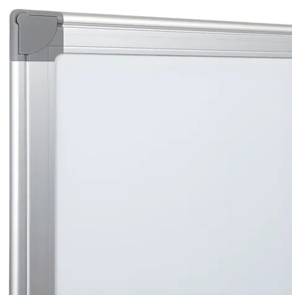EUROSUPPLIES Magnetická tabule 60x45 cm / hliníkový rám / bílý lakovaný povrch / stíratelná popisovačem (PREMTA6045)