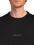 ICEBREAKER Mens 150 Tech Lite SS Tee 30th Anniversary, Black velikost: XL