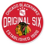 Mustang Cedule Chicago Blackhawks NHL Original 6