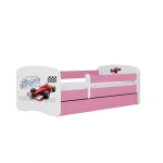 Dětská postel Babydreams+M růžová 80x180 Formule