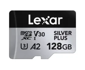 Lexar Professional SILVER PLUS microSDXC 128GB / čtení: 205MBps / zápis: 150MBps / UHS-I / V30 (LMSSIPL128G-BNANG)