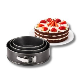 Dortisimo Sada dortových forem s odnímatelným dnem Kruh (4 ks)