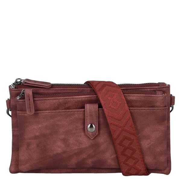 Stylová dámská crossbody kabelka Dina, červená