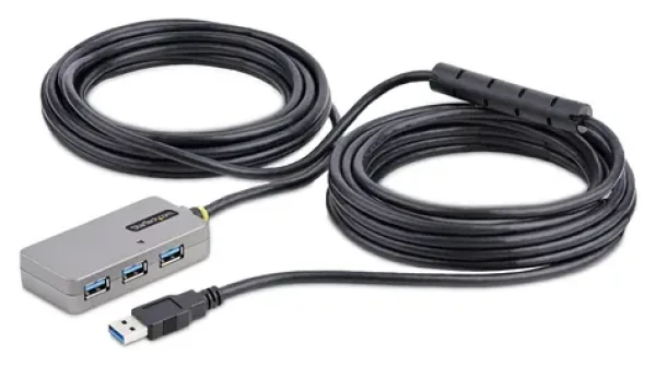 StarTech USB Extender Hub 10 m / USB hub / USB 3.0 / 4 porty / Napájecí adaptér (U01043-USB-EXTENDER)