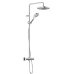 KLUDI - Sprchový set s termostatem, průměr 25 cm, 3 proudy, chrom 6906705-81