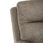 TV a relaxační křeslo s elektrickým ovládáním, potah lanýžová látka v dekoru vintage, 1 motor 240V