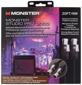Monster Studio Pro 2000 20' Speaker Cable (rozbalené)