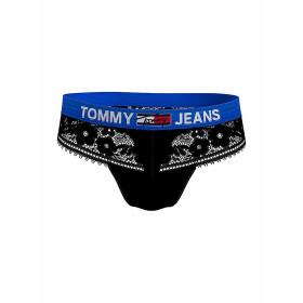 Dámská tanga Jeans Lace UW0UW03950-BDS - Tommy Hilfiger S
