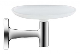 DURAVIT - Starck T Mýdlenka s držákem, chrom/mléčné sklo 0099331000