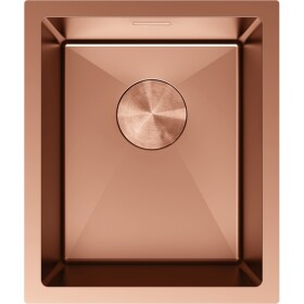 MEXEN - Trixo ocelový dřez 1-bowl 370 x 440 mm, měď 6412371000-65