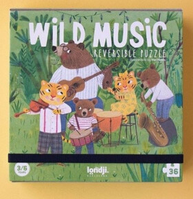 LONDJI Kapesní puzzle Lesní kapela - 36 pcs