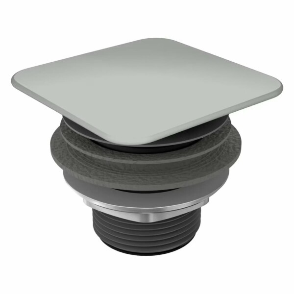 Kaldewei neuzavíratelný odtokový ventil se smaltovaným krytem odtoku cool grey 30 905900000663 905900000663