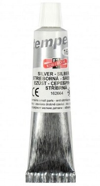 Koh-i-Noor temperová barva 16 ml - stříbrná