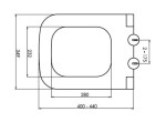 ALCADRAIN Jádromodul - předstěnový instalační systém s bílým tlačítkem M1710 + WC MYJOYS MY2 + SEDÁTKO AM102/1120 M1710 MY2