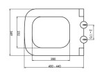 ALCADRAIN Renovmodul - předstěnový instalační systém s chromovým tlačítkem M1721 + WC MYJOYS MY2 + SEDÁTKO AM115/1000 M1721 MY2