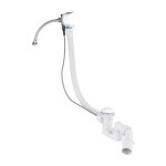 OMNIRES - CGS Sifon vanový automat komplet s napouštěním bílá lesk /BP/ TK132-PLUS-3.35+64-SBP