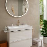 HANSGROHE - Tecturis S Umyvadlová baterie, CoolStart, EcoSmart, kartáčovaný bronz 73341140