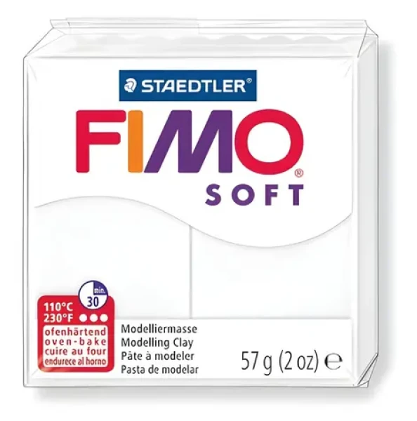 FIMO Modelovací hmota Soft bílá