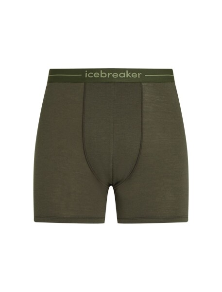 Pánské merino boxerky ICEBREAKER Mens Anatomica Boxers, Dark Loden velikost: M