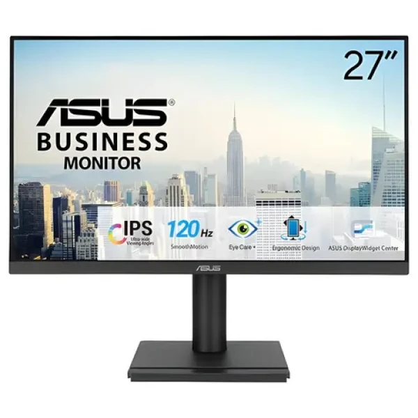 27" ASUS VA279QGSE černá / Monitor / IPS / FHD / 120Hz / Adaptive-Sync / HDMI+DP+VGA / Repro (90LM04J1-B03371)