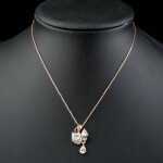 Náhrdelník Swarovski Elements Bellanita, Bílá/čirá 39 cm + 3 cm (prodloužení)