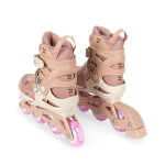 Konges Sløjd Dětské inline brusle svítící Cherry Blush 26-31, růžová barva