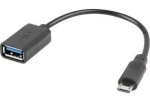 Lanberg AD-OTG-UM-01 černá / Adaptér / USB-A - Micro USB (AD-OTG-UM-01)