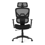 Kancelářská židle, synchronní mechanismus, černá látka, KA-Q8203 BK