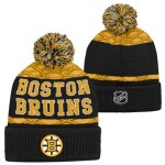 Outerstuff Dětská zimní čepice Boston Bruins NHL Puck Pattern Cuffed Pom