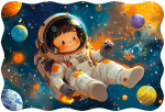 Puzzle Castorland MAXI 20 dílků - Malý astronaut