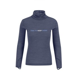 KARPOS Coppolo Merino W High Neck Ls, Ombre Blue velikost: S