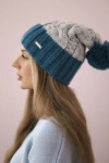Fleecová čepice Paris K212 grey+marine UNI