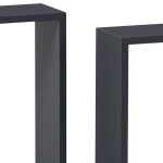 Polička, mdf, šedá, P-008 GREY2