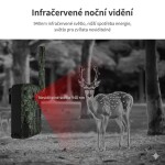 Kamerová 4G fotopast s 2K rozlišením a solárním panelem - A6