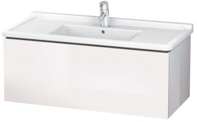 DURAVIT - L-Cube Umyvadlová skříňka 41x102x47 cm, 1 zásuvka, lesklá bílá LC616602222
