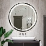 REA - Zrcadlo LED 100cm MMJ Black HOM-05549