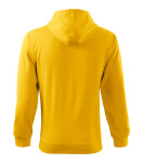 Trendy Zipper mikina pánská žlutá XL