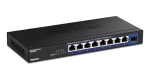 TRENDnet TEG-S5091 / Switch / 8x 2,5G + 1x 10G SFP+ / 60 Gbit/s / unmanaged / bez ventilátoru (TEG-S5091)