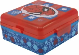 STOR Čtvercový Multi Box na svačinu Spiderman (153883)