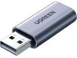 UGREEN 80864 Adaptér USB-A (M) - 3.5mm Jack (F) šedá (6957303888641)