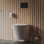OMNIRES - NELSON WC štětka černá mat /BLM/ NL80620BL