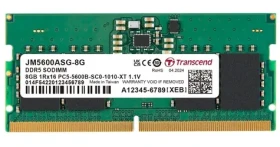 Transcend paměť 8GB / JMDDR5 5600 SO-DIMM / 1Rx16 / 1Gx16 / CL46 / 1.1V (JM5600ASG-8G)