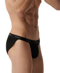 Pánská tanga 3 pack 1582 - Atlantic černá XXL