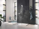 GROHE - Rainshower SmartActive Cube Sada sprchové hlavice 130, 3 proudy, tyče 900 mm a hadice, měsíční bílá 26586LS0