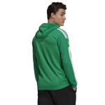 Pánská mikina s kapucí GP6437 Zelená s bílou - Adidas zeleno-bílá S