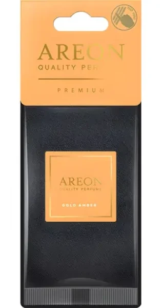 AREON Air Freshener Premium Gold Amber / Osvěžovač vzduchu do auta (AREPREM04)